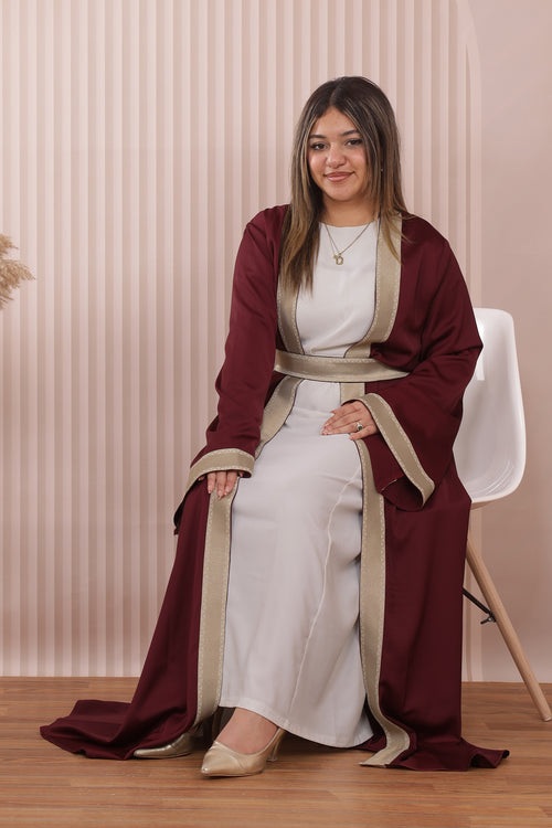 Burgundy Lights Kaftan